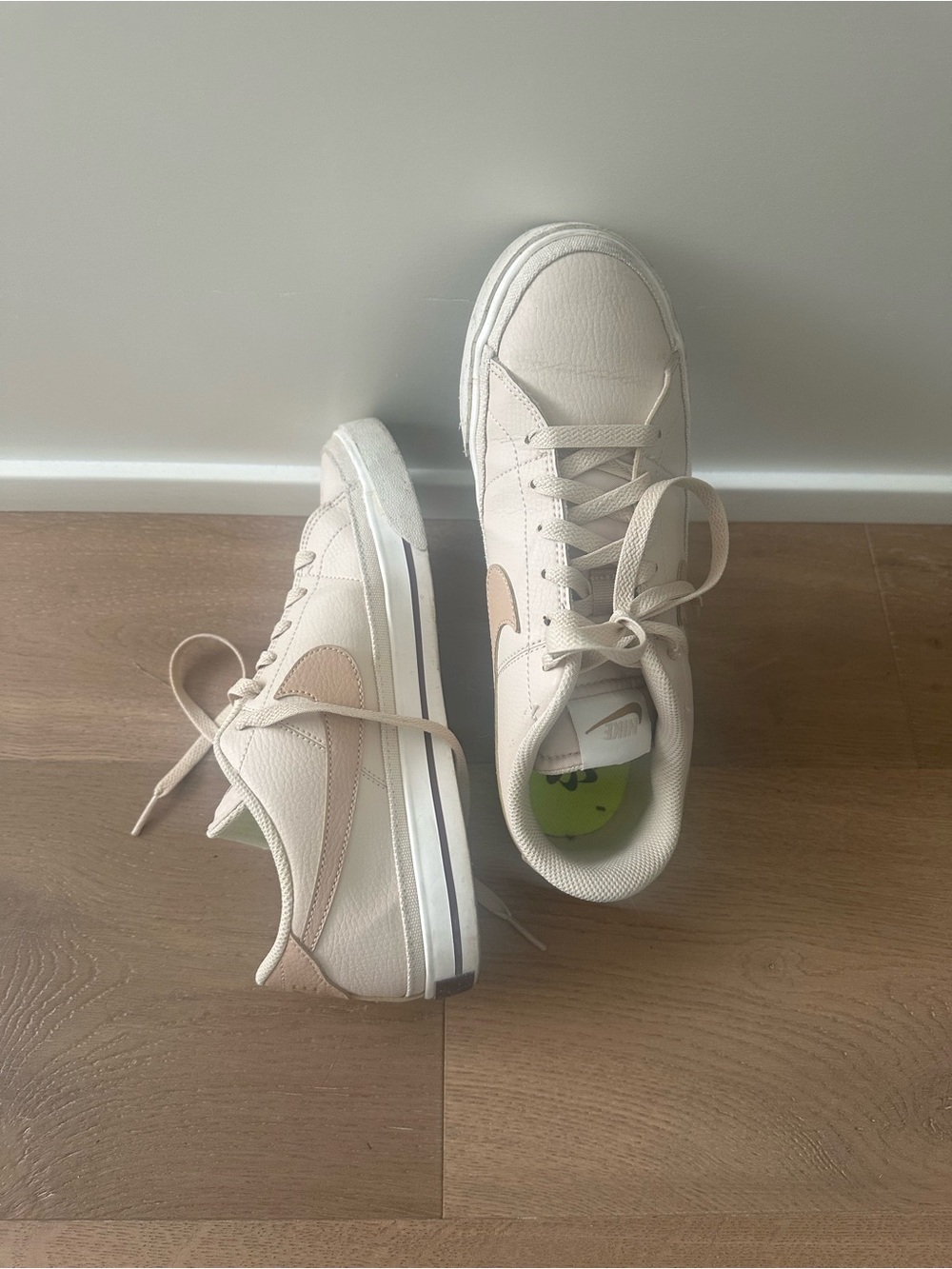 Nike Women’s Cream and Tan Low-Top Sneakers